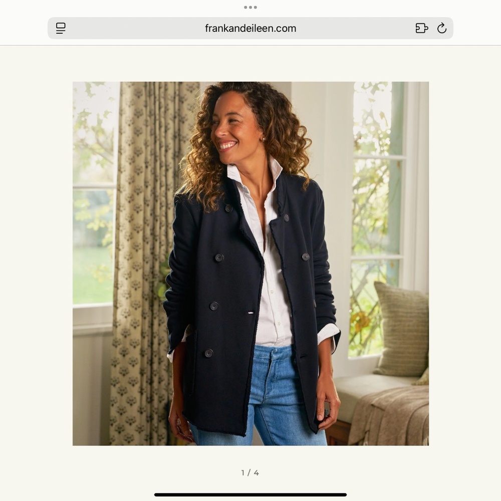 Frank and Eileen Belfast Jacket in British Royal Navy in Size Large